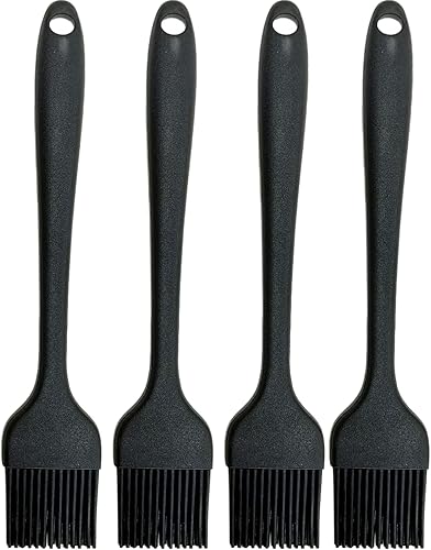 Cepillo de silicona para cocinar, cepillo de alimentos resistente al calor para barbacoa, cepillo de silicona de grado alimenticio para hornear en