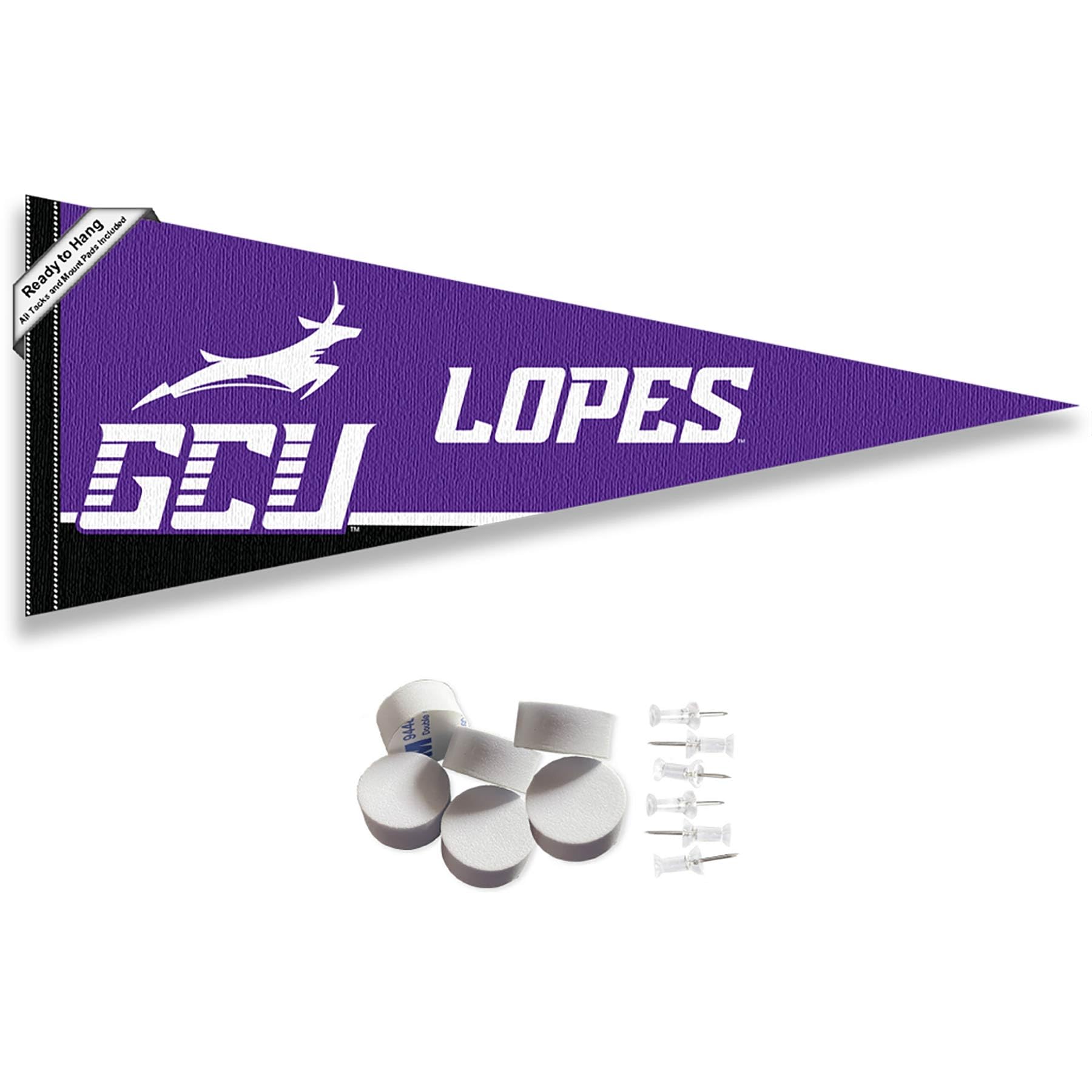 Arizona Wildcats Felt Pennant Flag Set – 12x30 Inches, Officially Licensed, Includes Mount Pads & Tacks