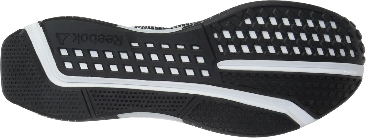 Reebok Men's Fusion Flexweave Sneaker Black/Ash Grey/Primal Red 7