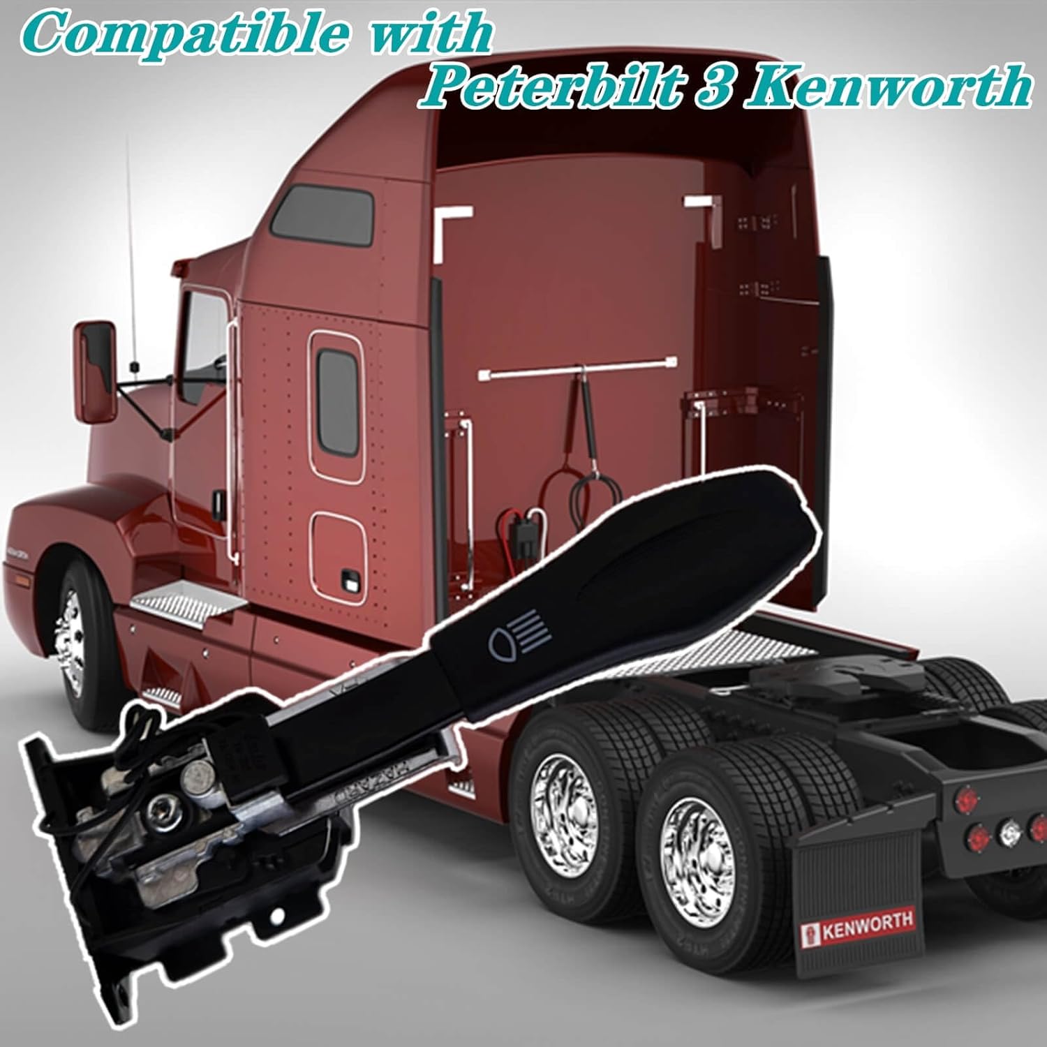Turn Signal Switch TL30350,Compatible with Peterbilt 3 Kenworth T600 577.75011 01481471
