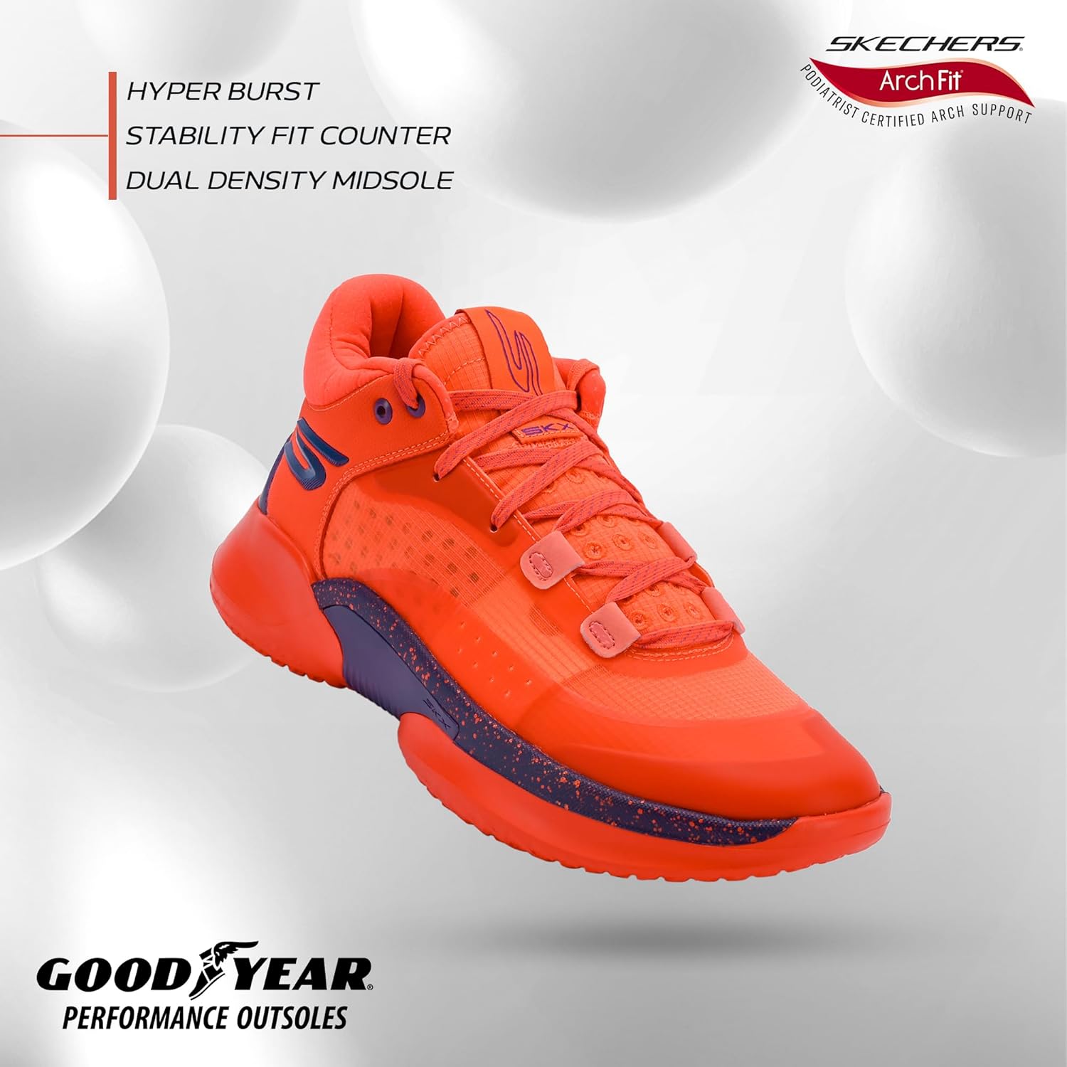 Skechers Men's SKX RESAGRIP Basketball Shoes