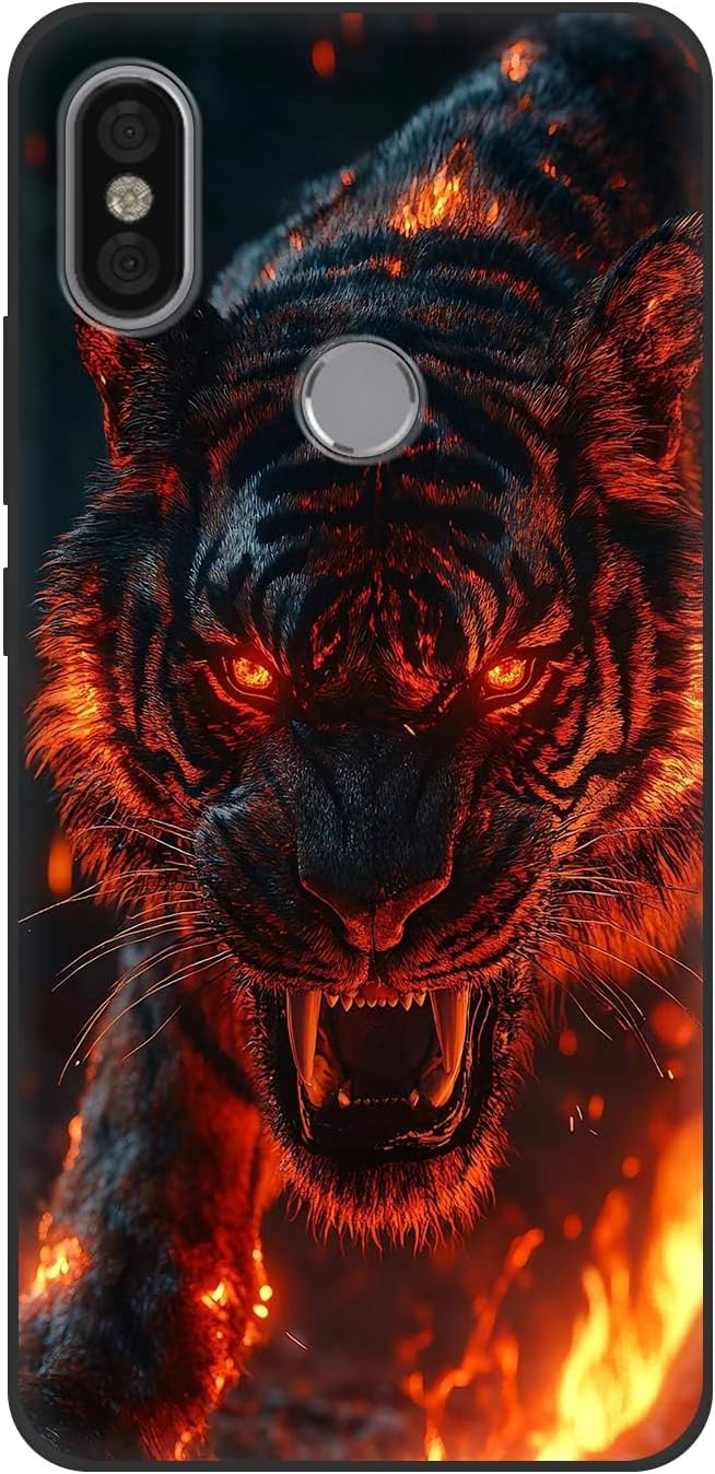 Case Compatible with Xiaomi Redmi S2, with Patterns Phone Case Shockproof Protective Silicone Phone Case Matte Finish TPU Bumper Cute Patterns01