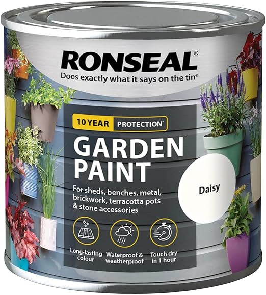 Ronseal RSLGPD250 GPD250 Garden Paint Daisy 250ml, 250 ml Amazon.co
