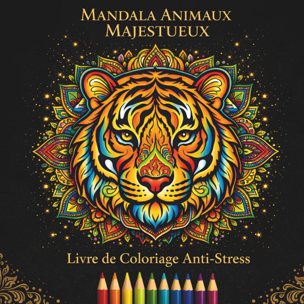 Mandala Animaux Majestueux: 65 Illustrations Inspirées de la Nature pour la Relaxation et la Créativité: Art Thérapie, Méditation Visuelle et Détente Profonde pour Adultes