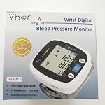 Ybor Moniteur automatique de pression artérielle 2.4" Extra Large LCD Affichage & Cuff à poignet réglable,99x2 Mémoire de lecture pour usage domestique