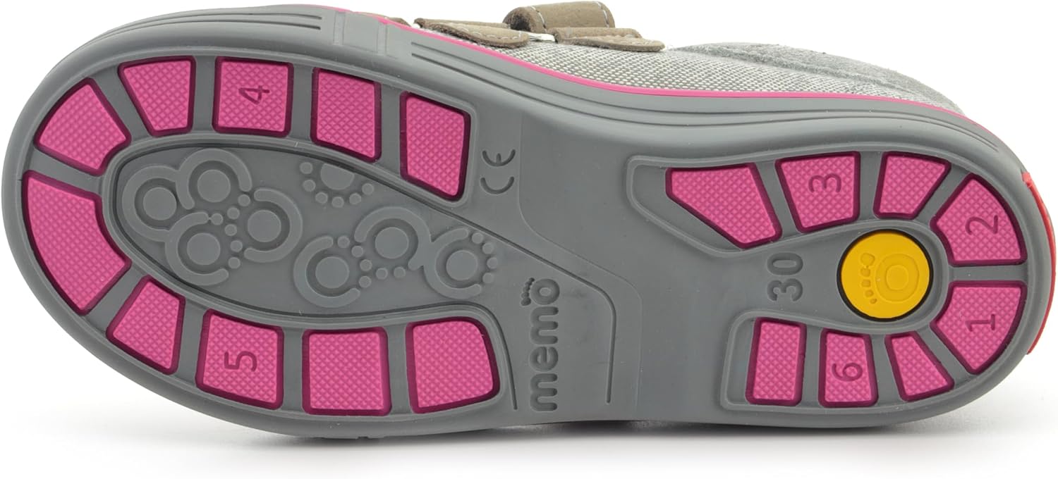 Memo Belfast Orthopedic Shoes for Kids with Flat Feet, Girls Sneakers for Orthopedics - Arch Support Inserts, AFOs or Custom Insoles