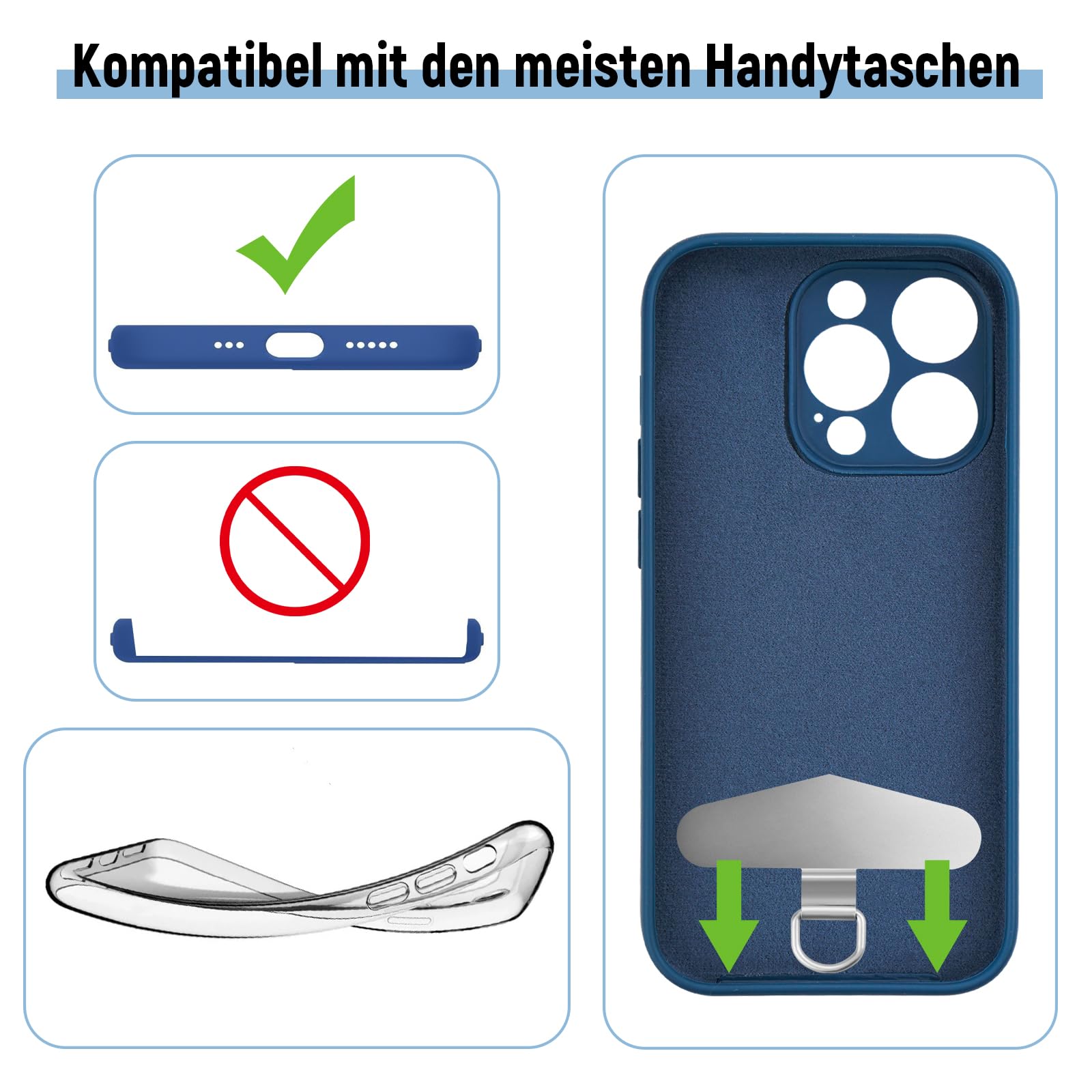 2 sztuki uniwersalne pady ze stali nierdzewnej do łańcuszka na telefon, pady do smyczy na telefon, opaska na telefon z metalowym pierścieniem i łatką, 1 czarna smycz na nadgarstek