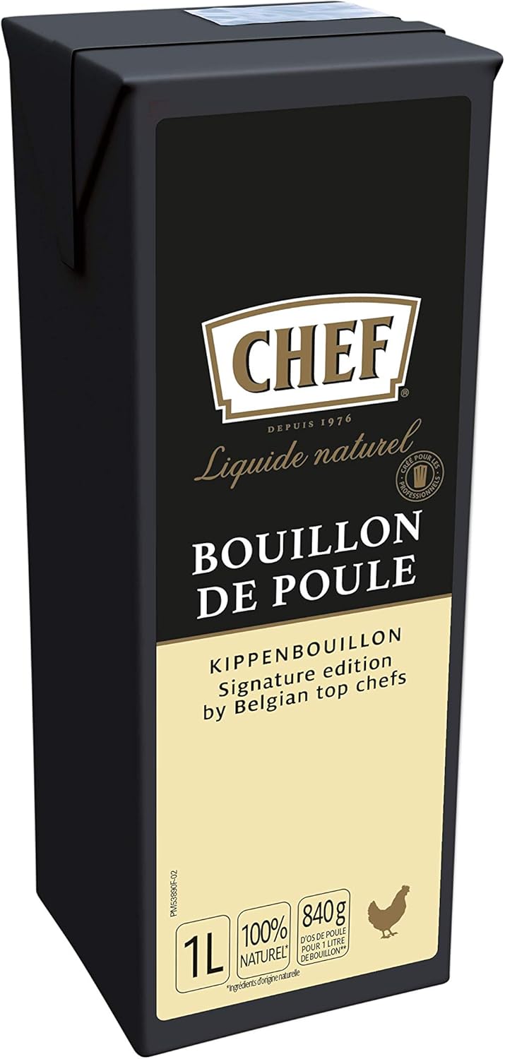 CHEF Bouillon de Poule Naturel Liquide Bouillons Aides Culinaires