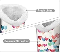 Vista 162 de Fintie Soporte para anteojos forrado de felpa con base magnética, estuche de cuero vegano prémium para lentes