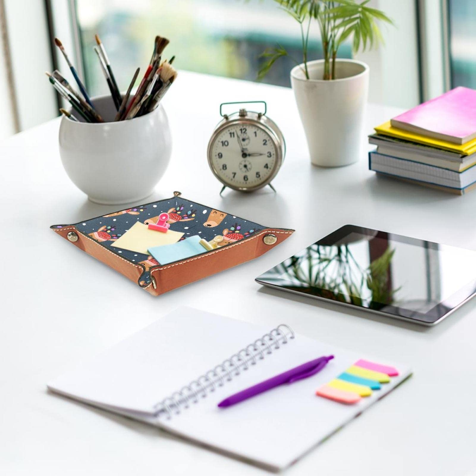 XNONE PU lederen valet lade, bureau organizer lade nachtkastje