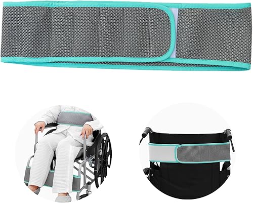 Miniatura 7 de Cinturón de seguridad para silla de ruedas, arnés de seguridad ajustable, cinturón de sujeción de posicionamiento, cinturón de cojín antideslizante