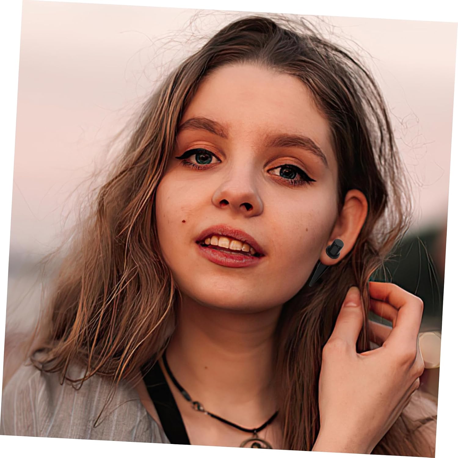 Ipetboom 23pcs Acrylic Ear Taper Stretching Plugs Expanders Comfortable for Gauges Durable Design for Personal Style and Piercing Enthusiasts
