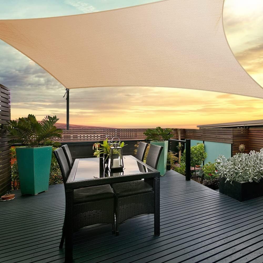 TOXIYA Rectangular Shade Net, Easy to Install, UV Protection
