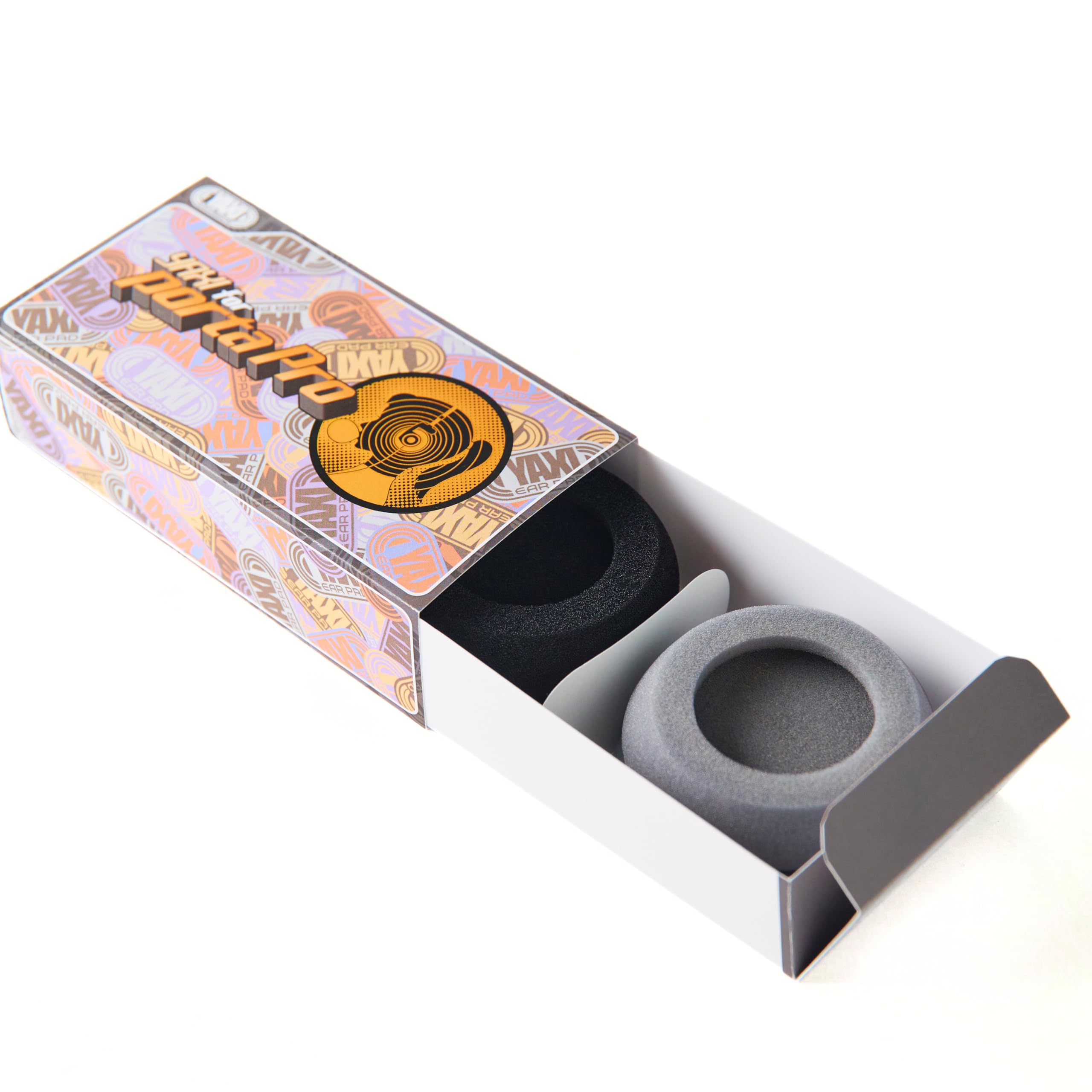 EARPADS for Koss PORTAPRO 2Pairs (2P-GR+BK)