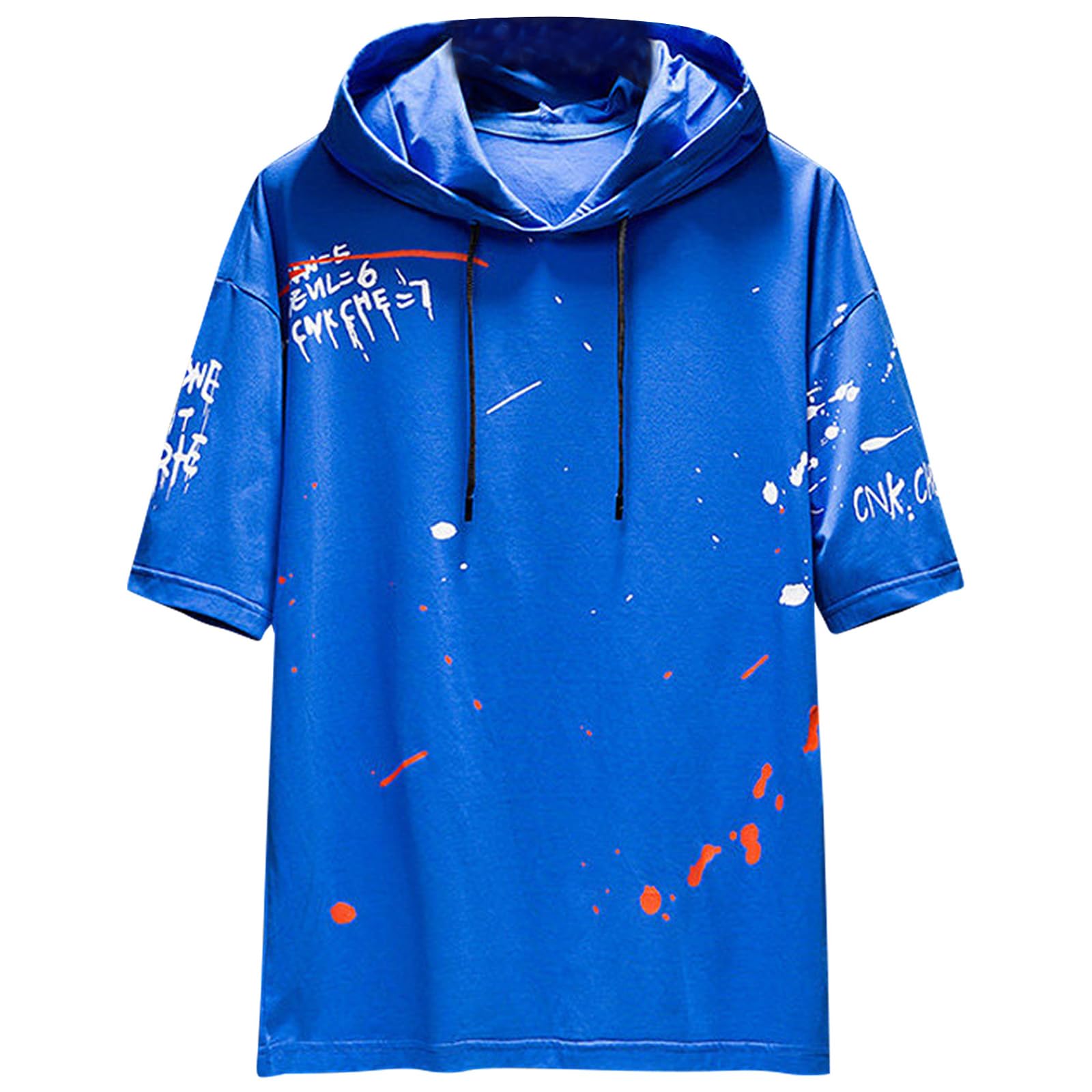 KENAIJING Men's T-Shirt, Men's T-Shirt Casual Pullover Hoodies