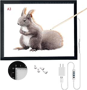 A4 LED Copy Board Stepless Dimming Tracing Light Box For Drawing Animation Sketching Usb Battery Poweredblue 66dfa050 71b0 4526 B8e0 2813d74f3bb5.20ace40ddcabd4b5baf0fd97b7e4f427 - View #2