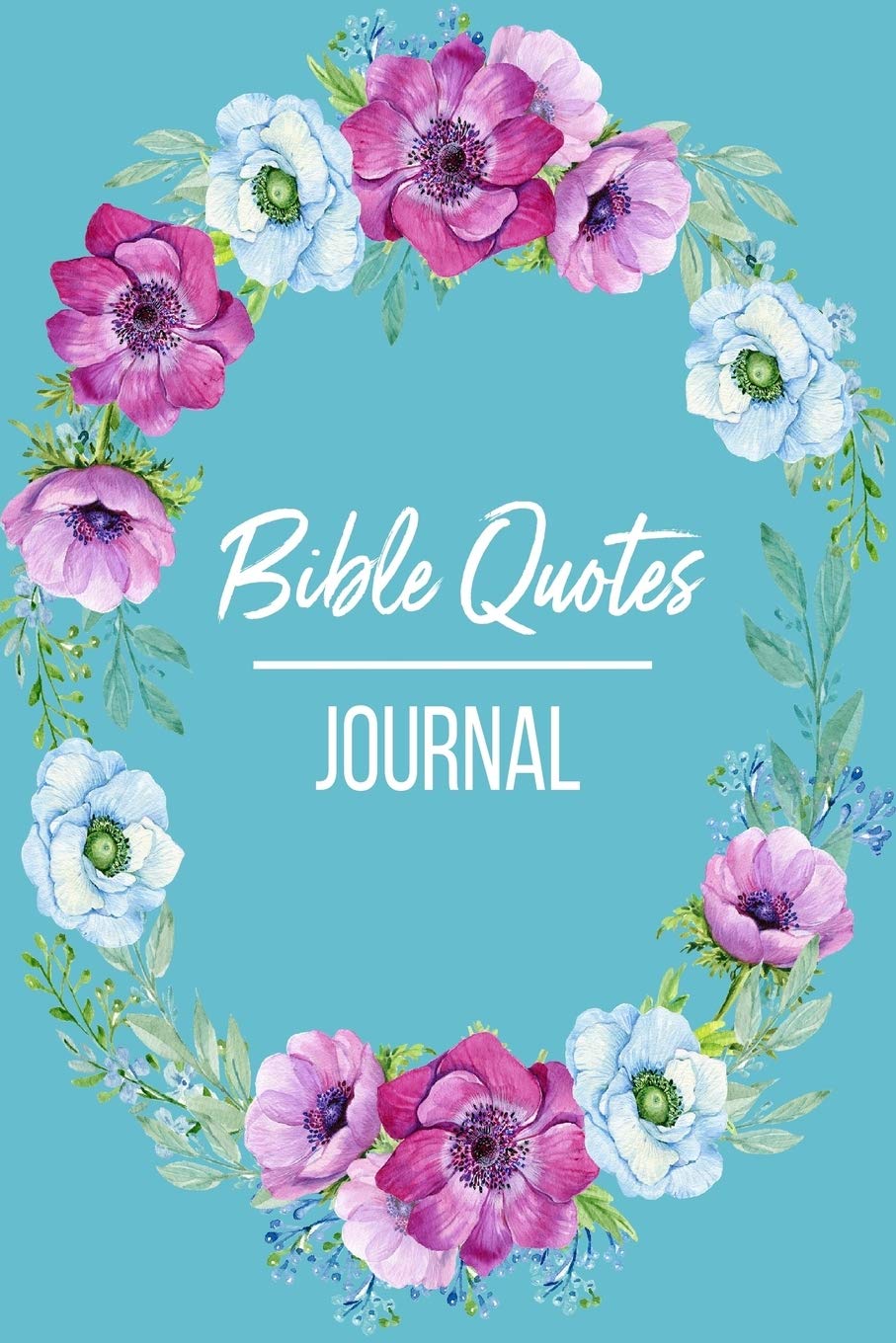 Bible Quotes Journal: Inspirational Notebook with Scripture Verses