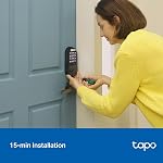 Tapo Smart Door Lock, Deadbolt - DL105 | Fingerprint Recognition & Push Button Keypad | Deadbolt Replacement | 1-Year Rechargeable Battery | in-App Monitoring with Scheduled Access | BHMA Certified