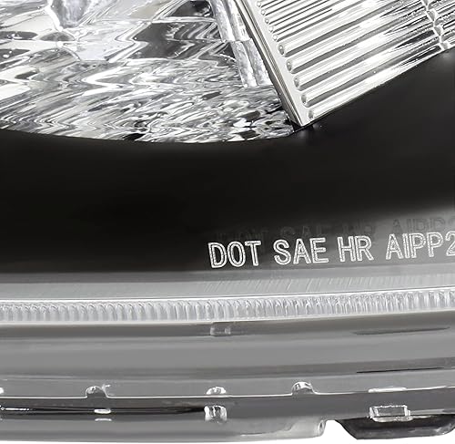 Miniatura 7 de SPEC-D TUNING Faros delanteros negros compatibles con Honda Accord 4Dr Sedan L+R 2008-2012, conjunto de faros delanteros