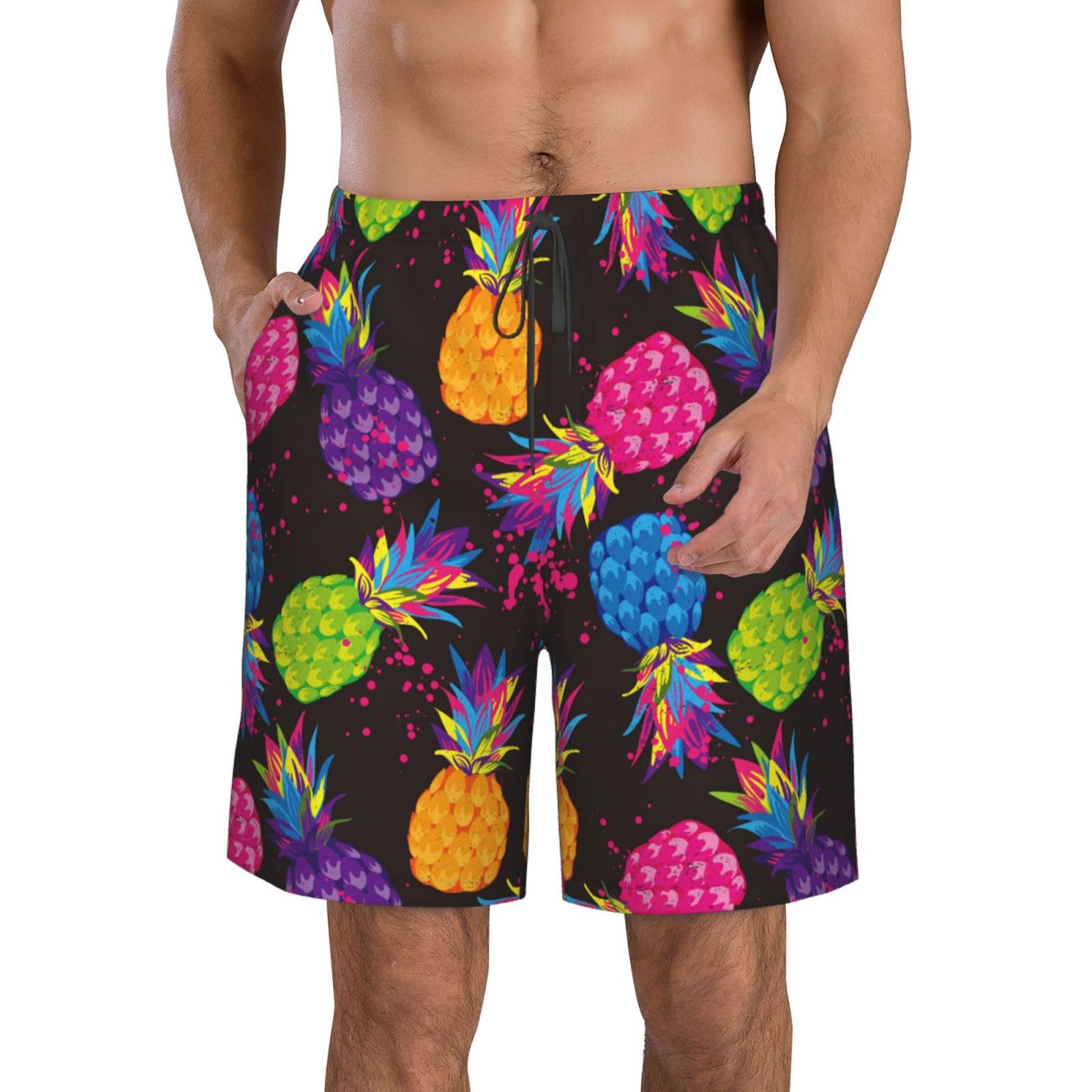 GONGTAOMO Men Beach Shorts Trunks - Board Shorts for Men Swim - Summer Swimming Pants for Men