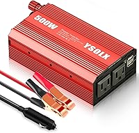 YSOLX 500W Power Inverter 12V to 110V Car Inverter, Dual 2.1A USB & 2 AC Outlets, 1000W Peak for Camping, Road Trips