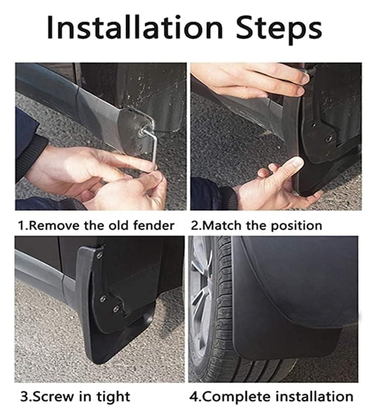 Per Volvo XC60 2018-2023 Anteriore Posteriore Paraspruzzi Pneumatico Parafango Accessori Protezione Ruota Ben Guardie Parafanghi Anteriori E Posteriori