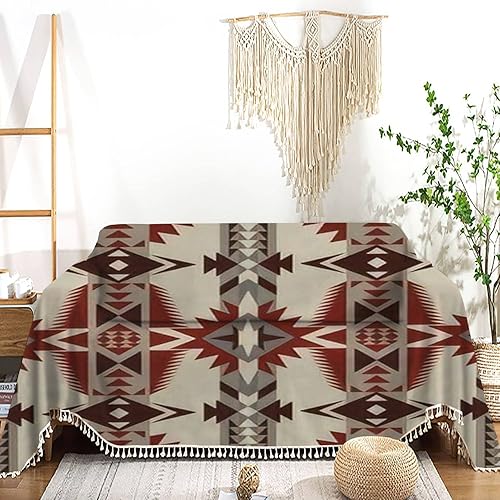 FUIENCFKE Funda de sofá geométrica de nativos americanos, indios, suroeste, funda étnica, funda para sofá, toalla, lavable, mantas, protector de disponible en Yaxa Peru