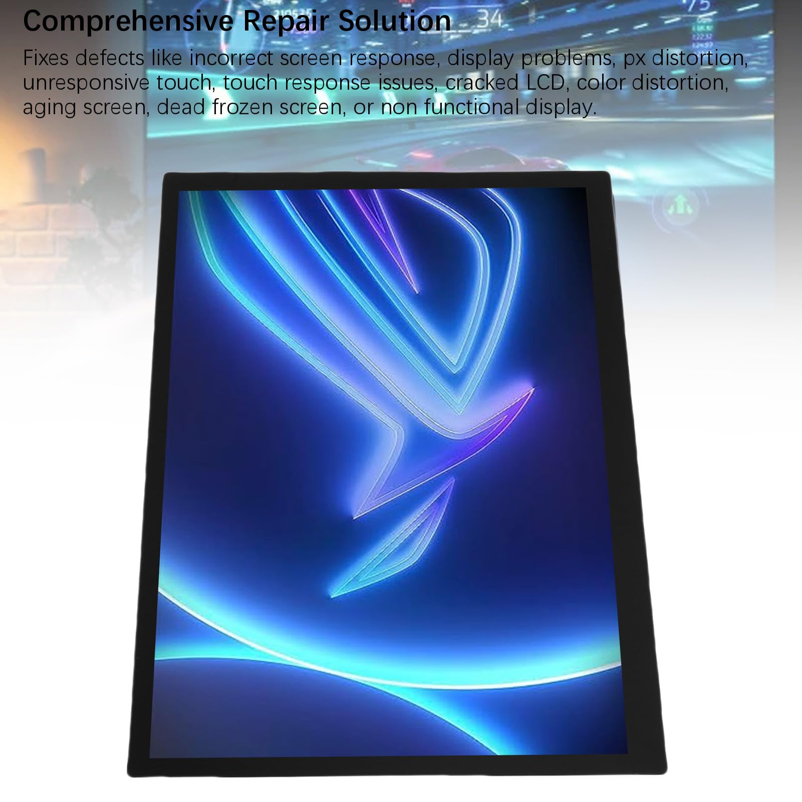 Diyeeni 7-calowy Wyświetlacz LCD Wymiana Ekranu Dotykowego dla Rog Ally 2023 RC71L Przenośna Konsola do Gier FHD 500 Nits Multi Touch Digitizer