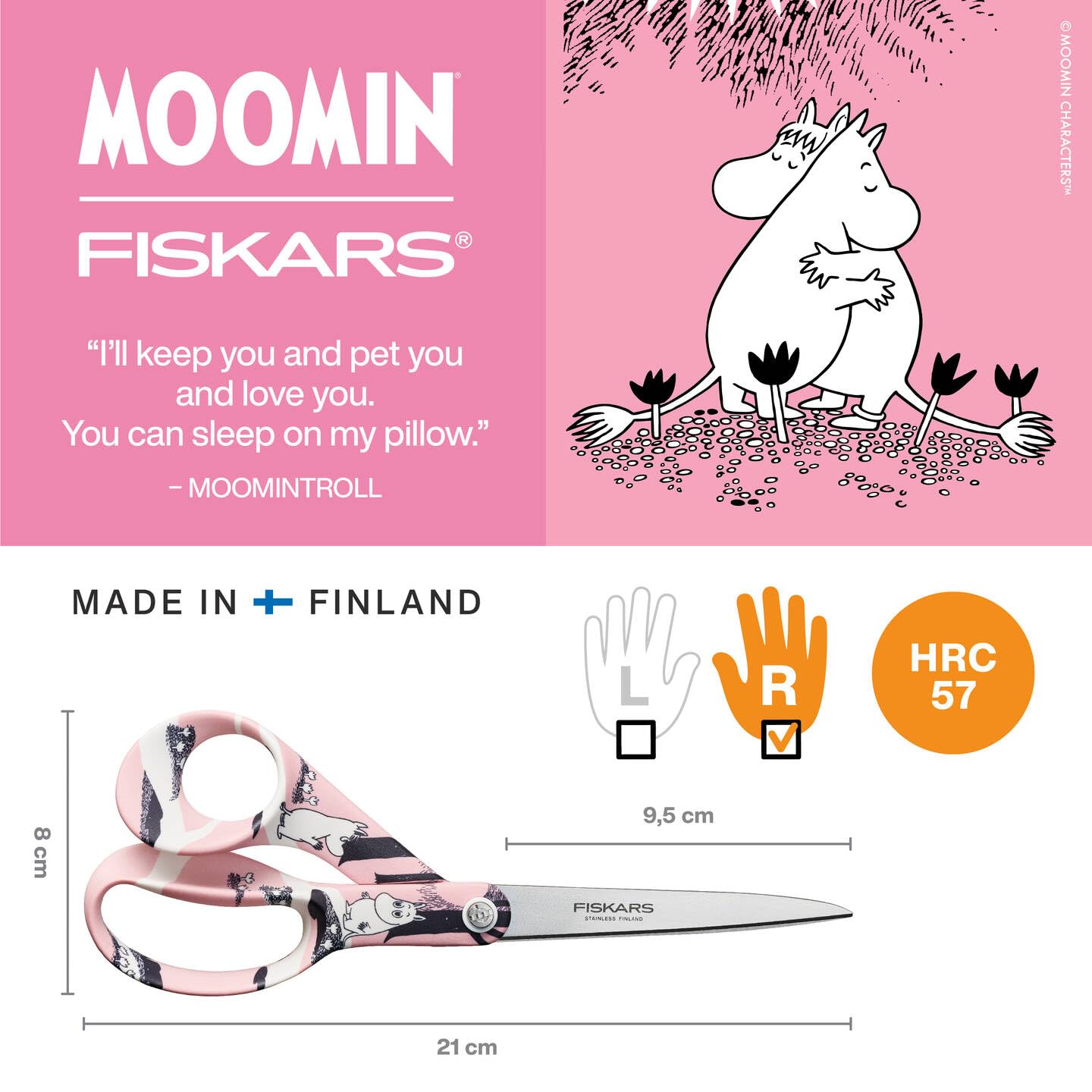 Amazon.co.jp: 【正規輸入品】 フィスカース×ARABIA×ムーミン ハサミ