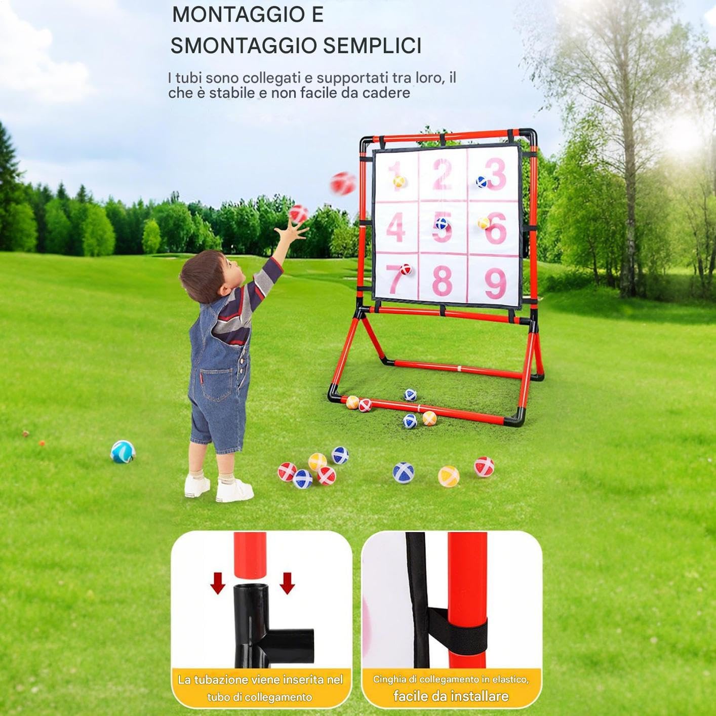 Di Lancio Della Palla Giocattolo Interattivo Strategico Portatile Educativo