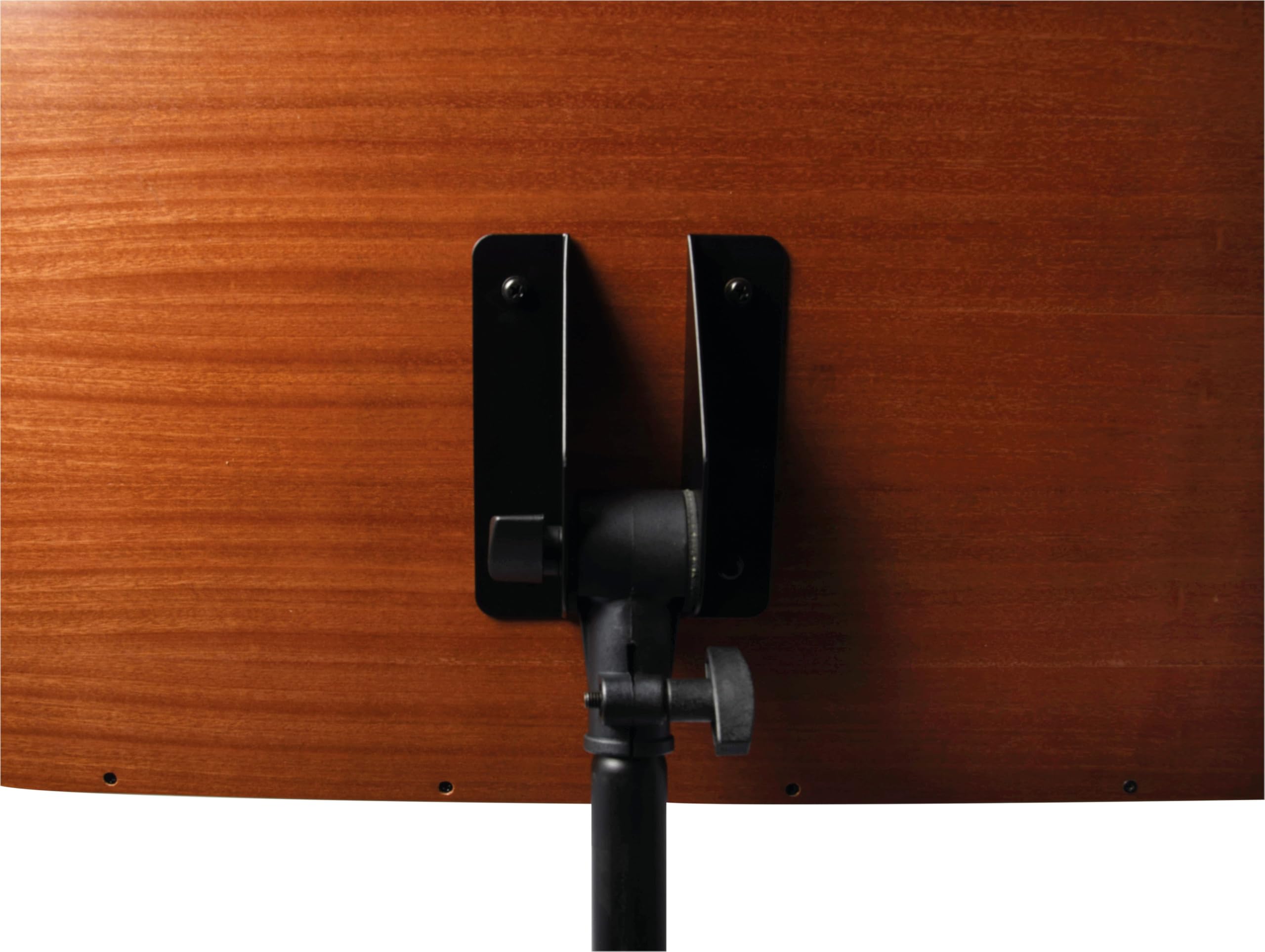 QUIK LOK - MS/332 Pupitre d’orchestre avec plateau en bois amovible, structure tubulaire en acier robuste, composants de haute qualité, peinture cuite noire, anti-rayures et anti-reflets.