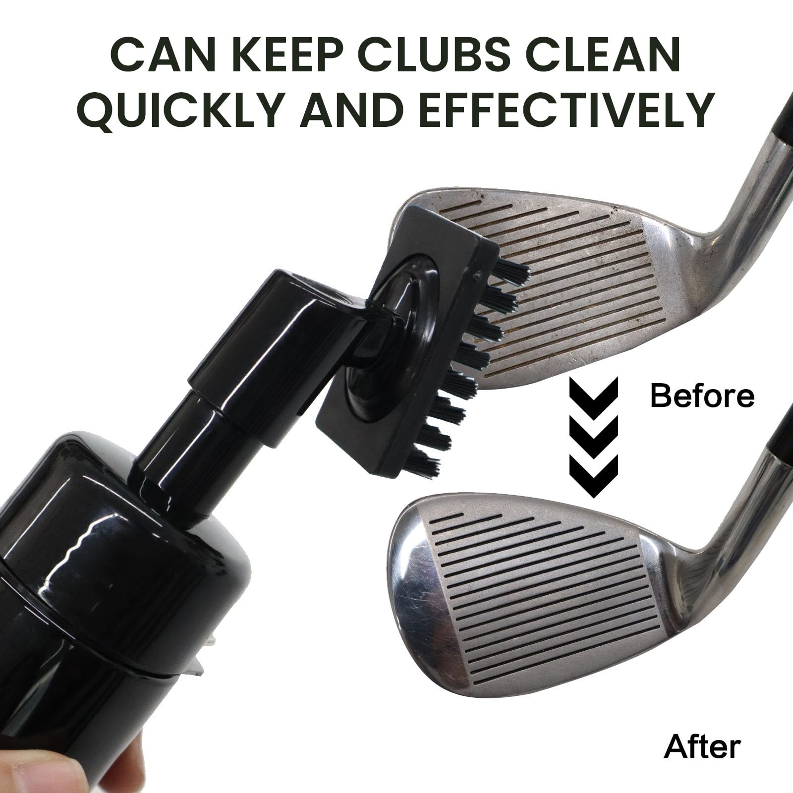 best way to clean golf clubs