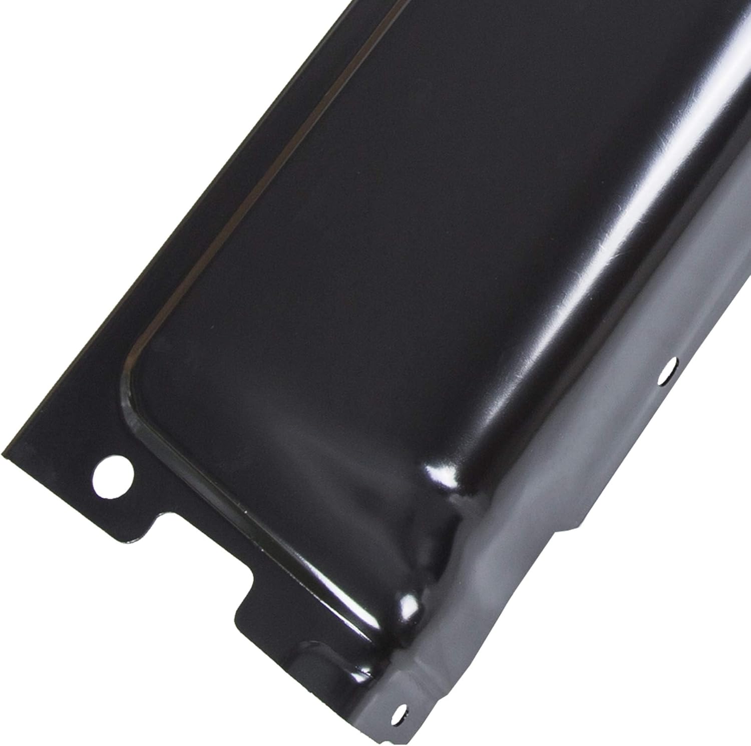 HECASA Rear Bumper End Face Bar Compatible with 2009-2014 Ford F150 Cap Cover W/O Sensor Hole Passenger Side Black FO1102375 9L3Z17906A