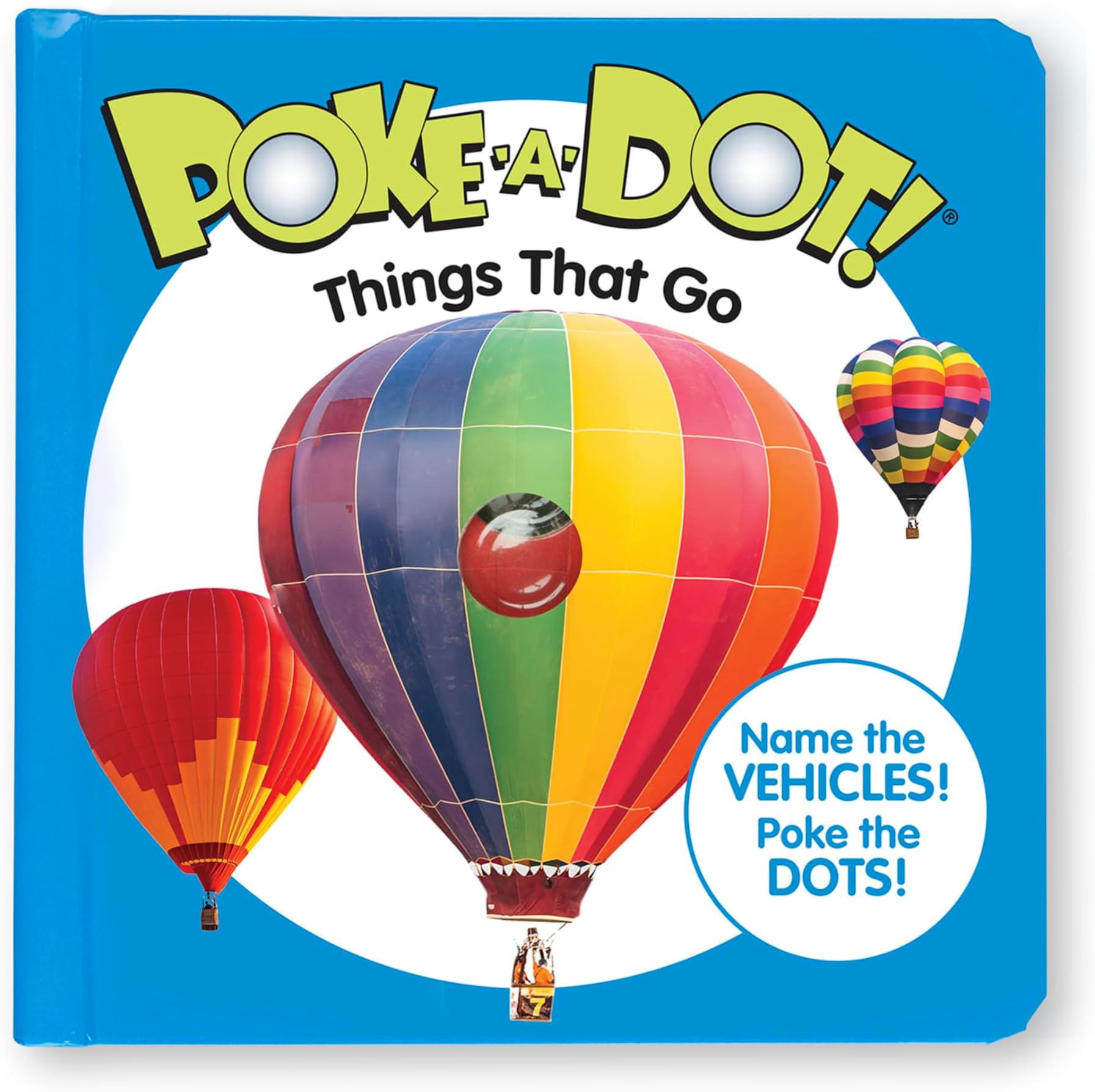 Melissa & Doug Poke-a-Dot Things That Go | Activity Books - Books | 3+ | Gift for Boy or Girl