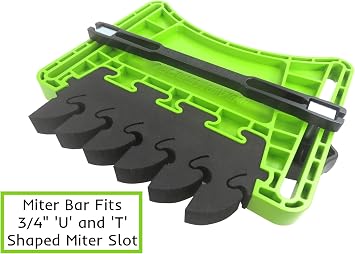 BOW Products EVA Featherboard for Table Saws, Router Tables & Band Saws | EVA Feather Board, AnchorPRO Miter Bar, 5X Kickback Resistance, Non-Marring EVA, Replaceable Feathers, Tool-Free Adjust