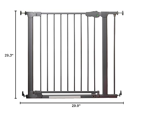 Miniatura 10 de Qdos puerta de bebé SafeGate de grado profesional cumple con las normas europeas más estrictas se cierra automáticamente y cierres - Indicador de