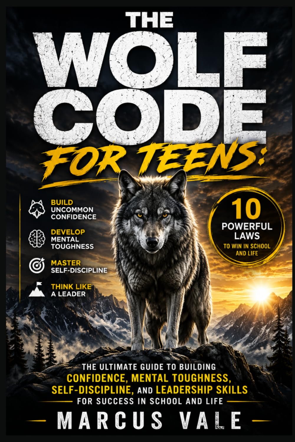 The wolf code For teens: The Ultimate Guide to Building Confidence, Mental Toughness, Self-Discipline, and Leadership Skills for Success in School and Life