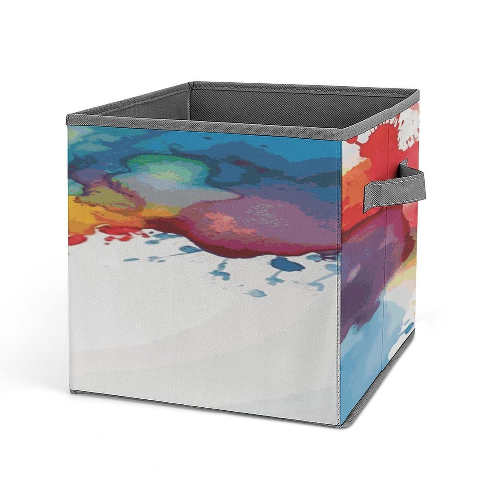 Fekiloot Style Stains Of Watercolor Storage Bins Storage Baskets