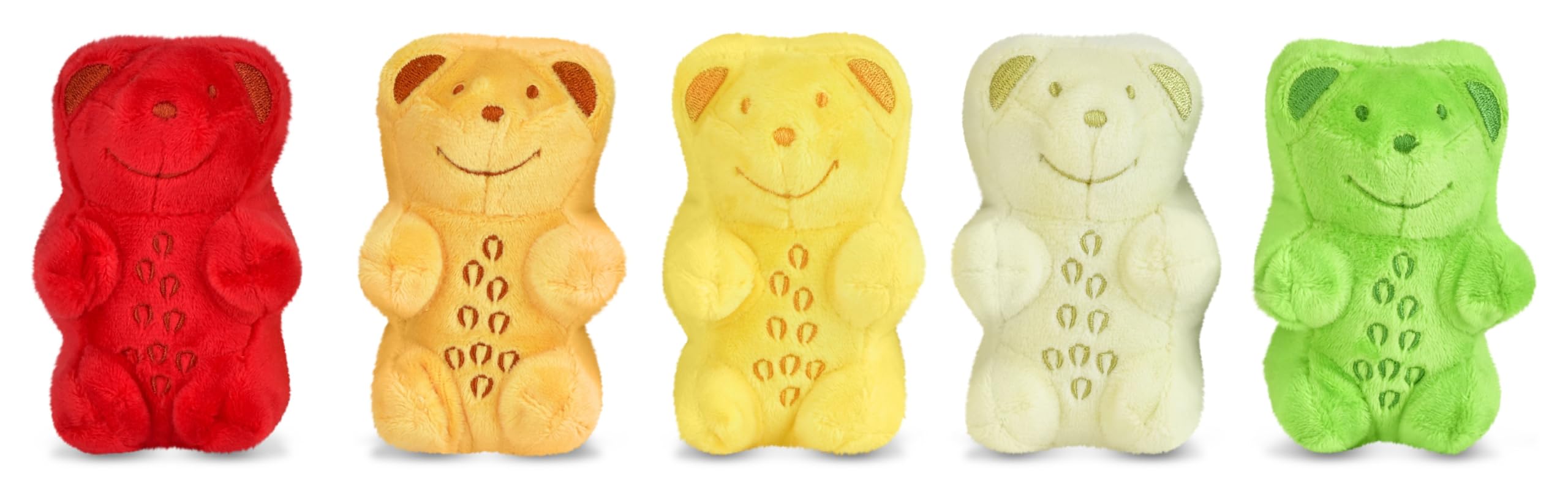 iscream Haribo Goldbears Gummibärchen Paket 43,2 x 29,2 cm Kissen-Set mit Mini-Süßigkeitenkissen