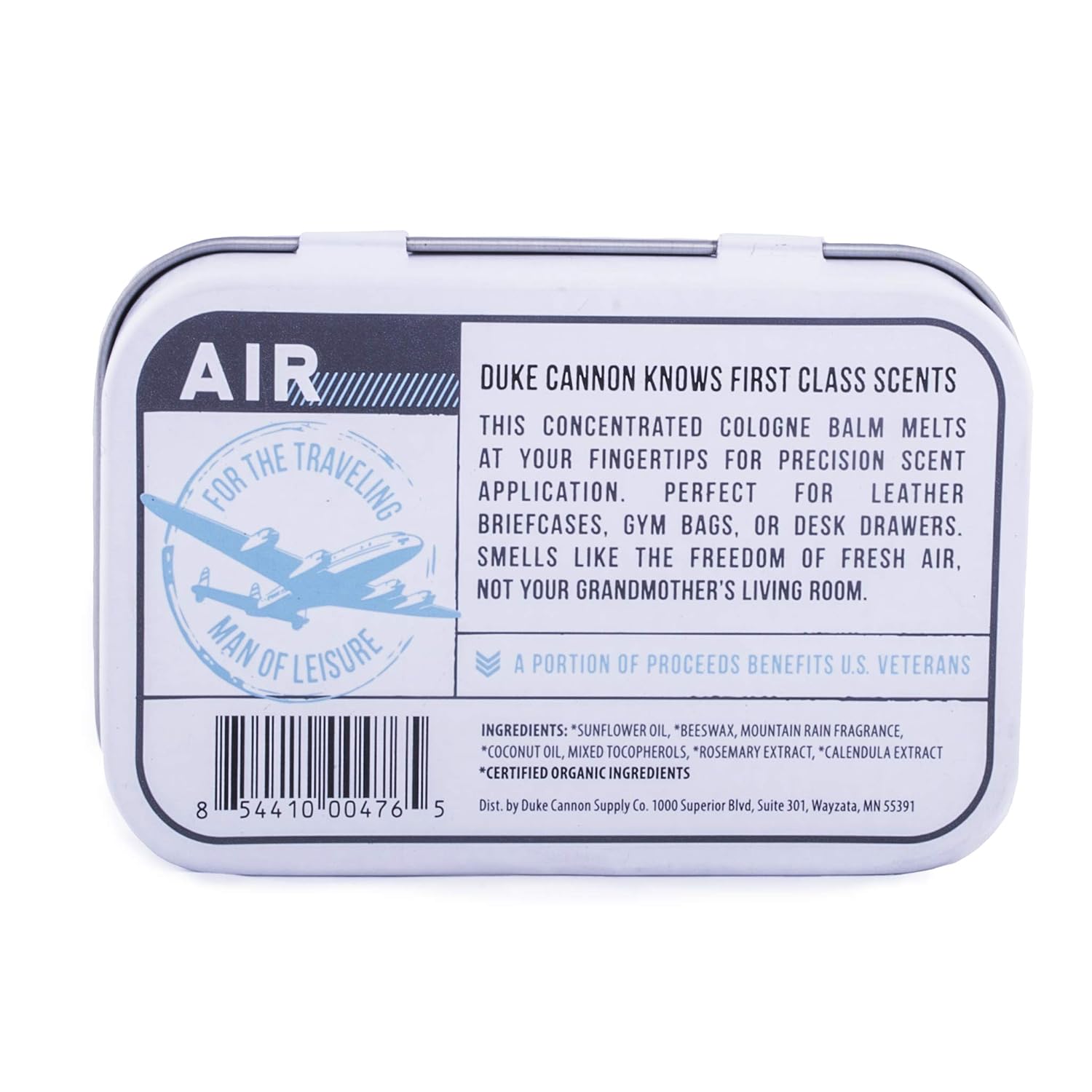 Duke Cannon Supply Co. - Solid Cologne Balm, Open Skies (1.5 oz) Concentrated Mens Cologne Concentrated Balm - Light and Crisp