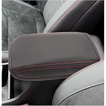 SXCY for 2024 2025 2026 Hyundai Kona Armrest Cover 2024-2026 Kona Accessories SE SEL Limited N-Line 2025 2026 Kona Center Console Cover for 2026 Hyundai Kona Middle Armrest Console CoverRed