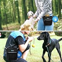 Vista 5 de Bolsa para Golosinas de Mascotas PetAmi, Bolsa para Golosinas de Mascotas para Entrenamiento, Bolsa para Paseo de Perros Portador de Croquetas