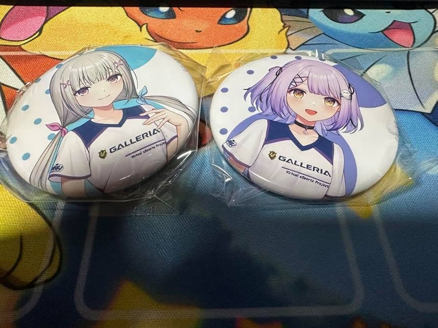 ブイスポッのガレリアコラボ缶バッチセット Amazon.co.jp: ガレリアぶいすぽコラボpc購入者特典缶バッジ
