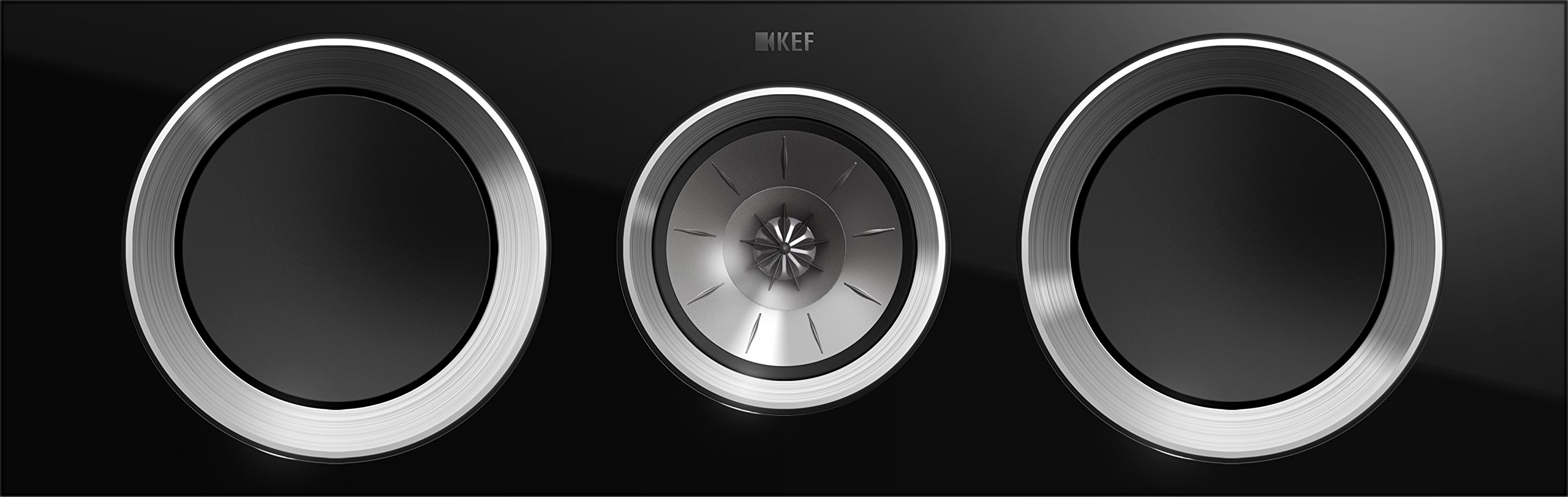 Kef R600c Diffusore Centrale a 3 Vie, Nero