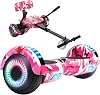 Scooter with Kart Seat Attachment Accessory for Kids with Adjustable Frame Length