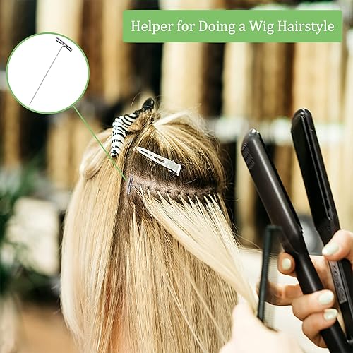 Miniatura 4 de 200 alfileres en T, pasadores de costura de 2 pulgadas, pasadores de peluca de acero inoxidable para pelucas, alfileres en T para cabeza de espuma,