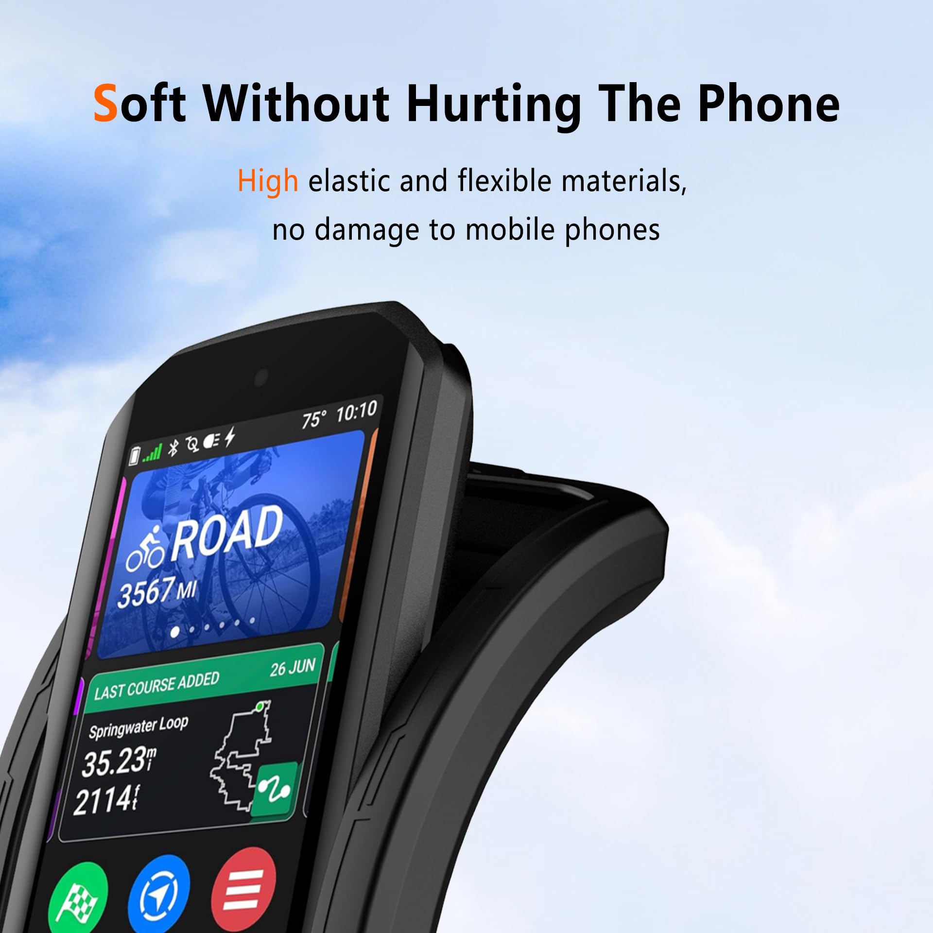 Anoowkoa Etui TPU do Garmin Edge 1050 etui na telefony matowe czarne odporne na odciski palców Ultra cienka ochronna twarda tylna obudowa miękka elastyczna osłona hybrydowa silikonowa obudowa