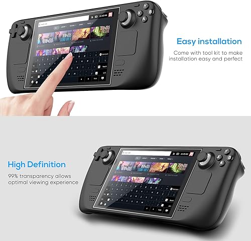 Miniatura 6 de Funda protectora para cubierta de vapor con protector de pantalla de vidrio templado a prueba de golpes antideslizante accesorios anticolisiones