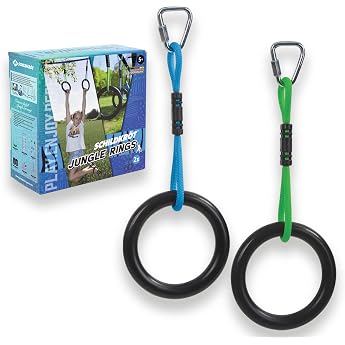 Schildkr t Jungle Ring Set Jungle Line Accessories 2 Gymnastics Rings for Children and Adults Ninja Rings Gymnastics Rings