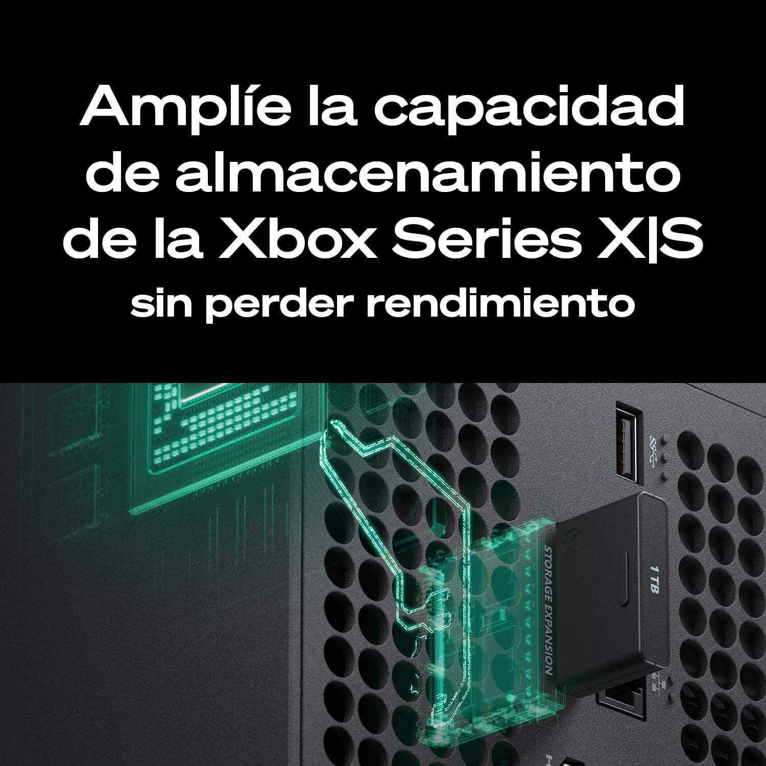 Seagate Xbox Series X|S SSD 2 TB Tarjeta de expansión de almacenamiento, Plug and Play con licencia oficial (STJR2000400)